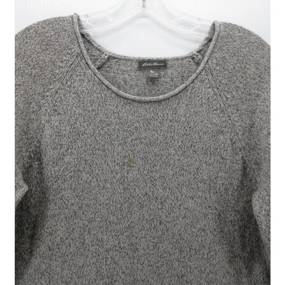 Eddie Bauer Sweater Medium Tall Roll Neck Pullover Heathered Knit * - Picture 2 of 13